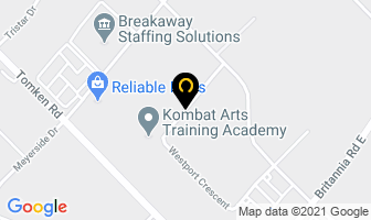 Westport Auto Collision Inc in Mississauga map
