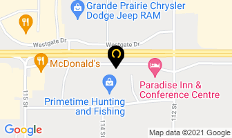 Westport Inn in Grande Prairie map