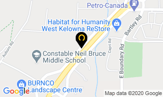 Westside Sales & Rentals in West Kelowna map