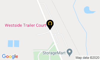 Westside Trailer Court in Lethbridge map