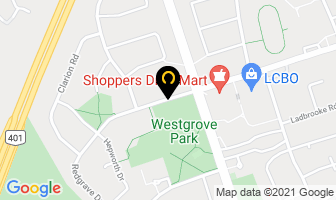 Westway Investments in Etobicoke map