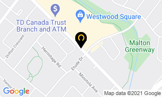 Westwood Barbers in Mississauga map