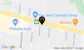 Westwood Optical in Winnipeg map