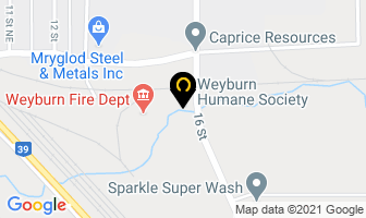 Weyburn Humane Society Inc in Weyburn map