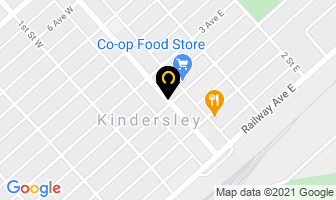 Whatley Farms in Kindersley map