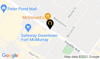 Whimbrel Terrace in Fort McMurray map
