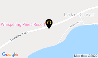 Whispering Pines Resort in Bonnechere Valley map