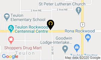 Whispering Pines Retreat Ltd in Teulon map