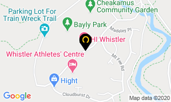 Whistler Adaptive Sports Program in Whistler map