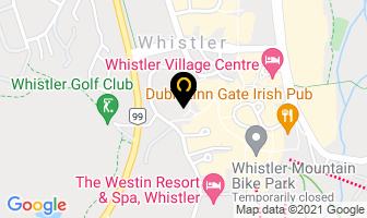 Whistler Conference Centre in Whistler map