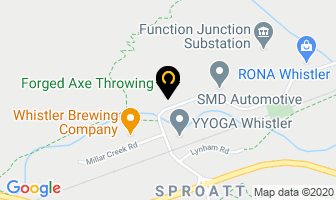 Whistler Show Services Inc in Whistler map