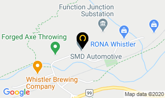 Whistler's Storall Ltd in Whistler map