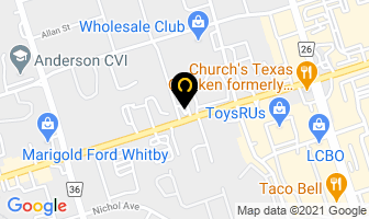 Whitby Motors in Huntingdon map
