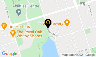 Whitby Waterfront Development Lp in Whitby map