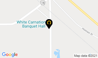 White Carnation Banquet Hall in Clinton map