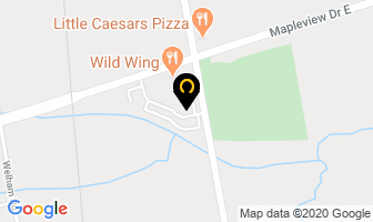 White Cedar Dental Care in Barrie map