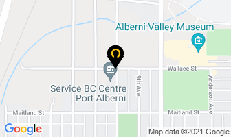 White D Dr in Port Alberni map
