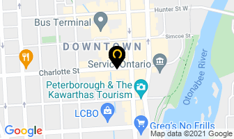 White House Hotel in Peterborough map
