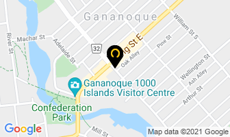 White John H in Gananoque map