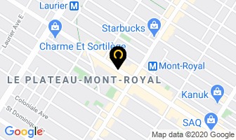 White Label in Montreal map