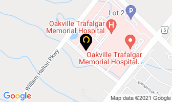 White Lily Dental in Oakville map