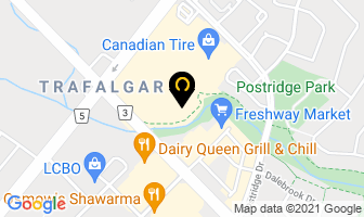 White Oaks Pharmacy in Burlington map