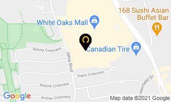 White Oaks Ticket Center in London map
