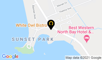 White Owl Bistro in North Bay map