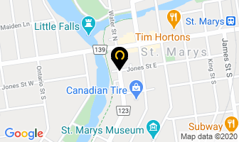 White R J in Saint Marys map