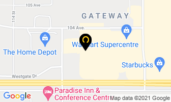 White Ridge Homes in Grande Prairie map