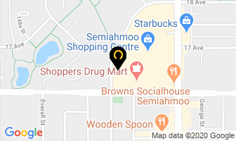 White Rock Dental Clinic in Surrey map