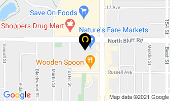 White Rock Liquor Store in White Rock map