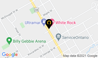 White Rock Motel in Saint-André-Avellin map