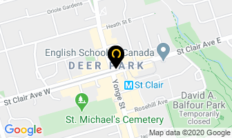 White Toque in Toronto map