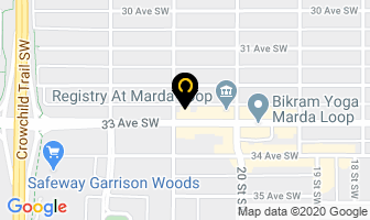 Whitefire Coaching in Calgary map