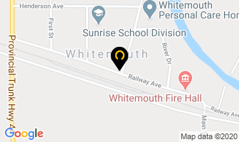 Whitemouth First Stop Grocers in Whitemouth map