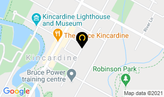 Wickens House B & B in Kincardine map