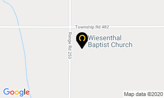 Wiesenthal Baptist Church in Millet map