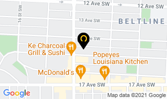 Wild Rose Cleaners in Calgary map
