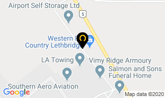 Wild Rose Hot Tubs in Lethbridge map