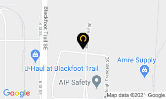 Wild Rose Motocross Association in Calgary map