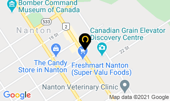Wild Thyme Cafe in Nanton map