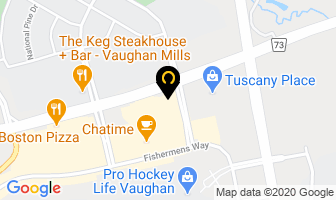 Wild Wing in Vaughan map