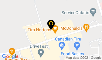 Wild Wing in Lindsay map