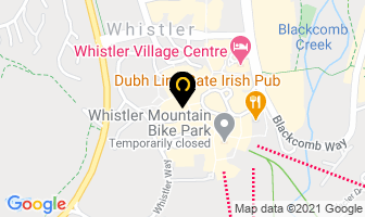 Wild Wood Pacific Bistro in Whistler map