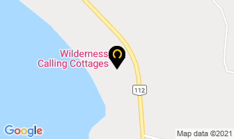 Wilderness Calling Cottages in Timiskaming, Unorganized, West Part map