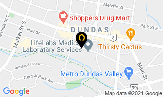 Wilderness Medical Associates in Dundas map