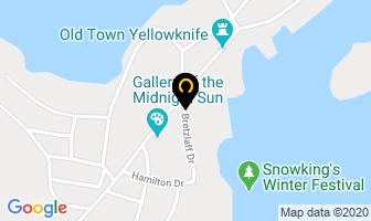 Wildlife Emergencies Only in Yellowknife map