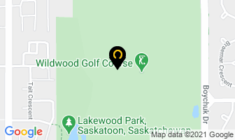 Wildwood Golf Course in Saskatoon map
