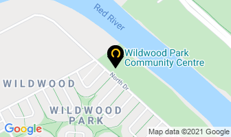 Wildwood Park Community Centre in Winnipeg map